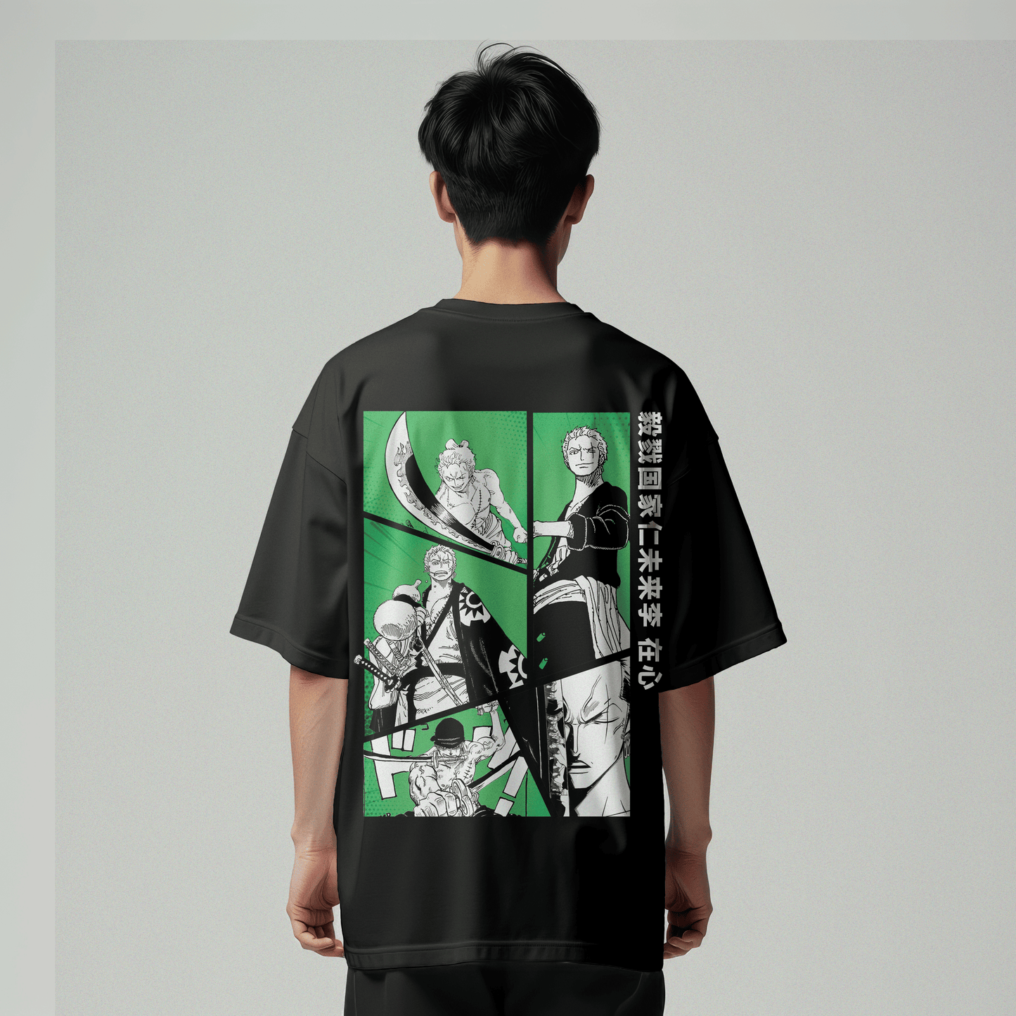 Zoro Black Oversized T-shirt